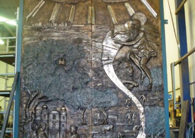 Arte Sacra Portale bronzeo Chiesa Matrice di Cittanova